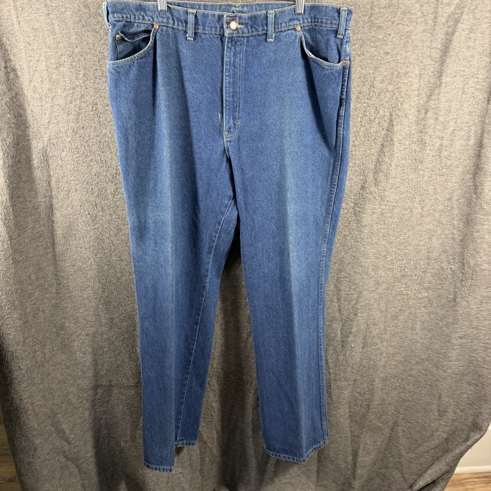 Vintage 80s Long Haul Jeans 44X34 Mens Trucker Bootcut Denim Made in USA
